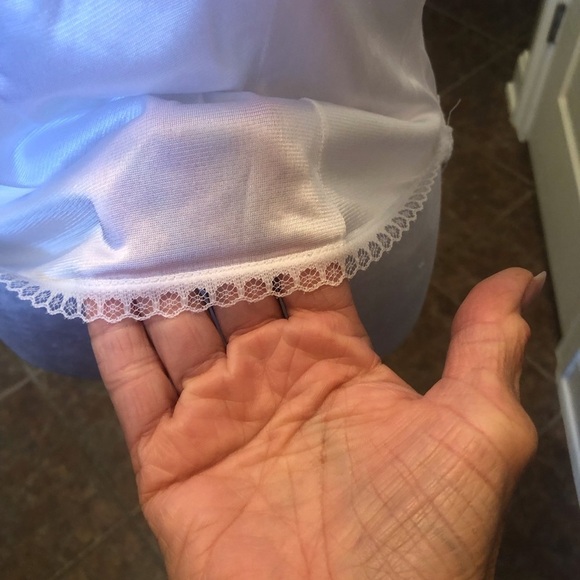 Vintage White Camisole from Improved Living Large Made in USA - Picture 3 of 10